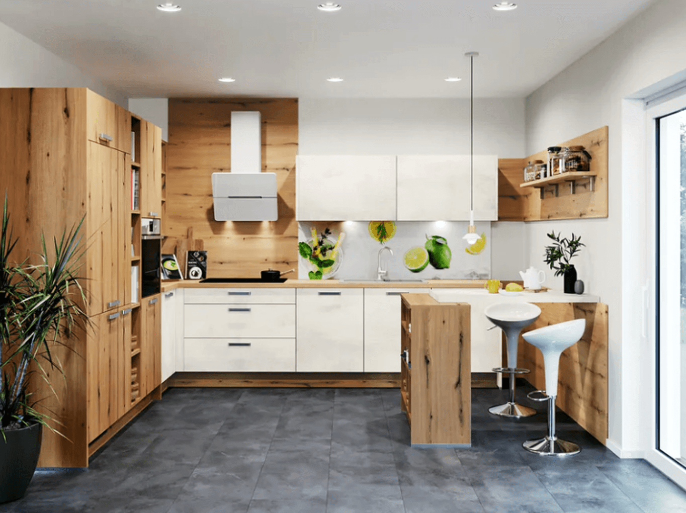 Cuisine BASE — style classique intemporel