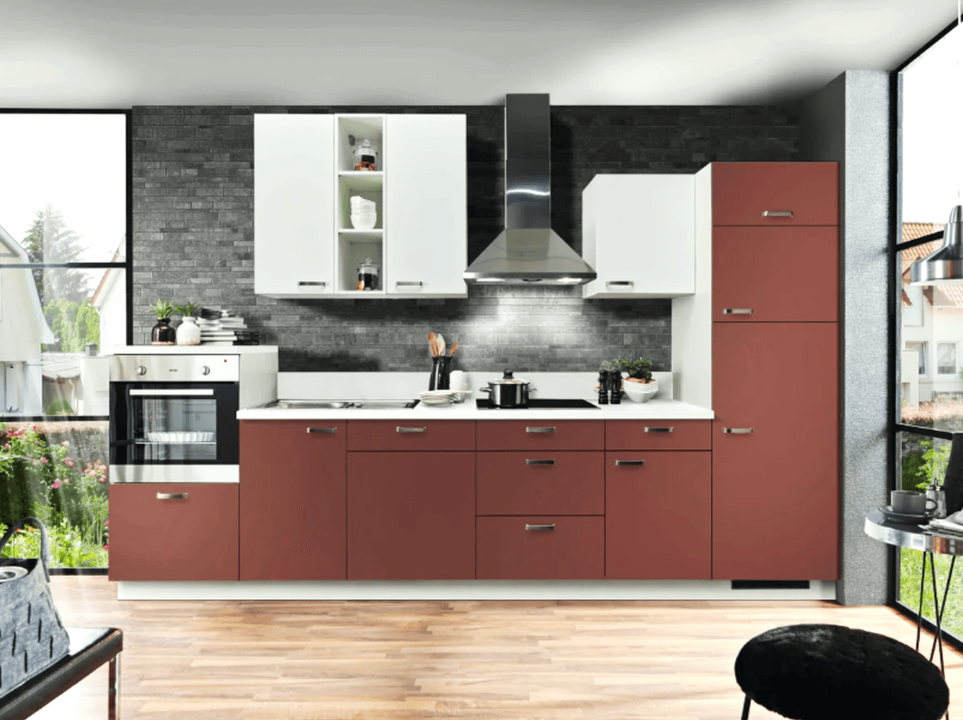 Cuisine WIN — façades modernes en couleurs tendance